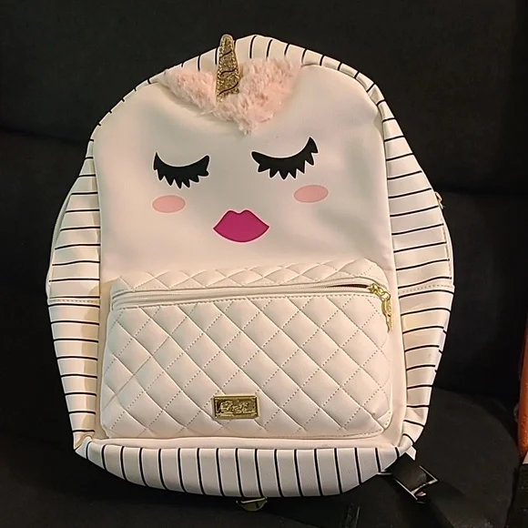Betsey Johnson Unicorn Backpack Luv Betsey By Betsey Johnson Sienna Unicorn Kitch Cat Face  main image 3